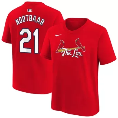 MLB Lars Nootbaar St. Louis Cardinals City Connect Name & Number T-Shirt by Nike