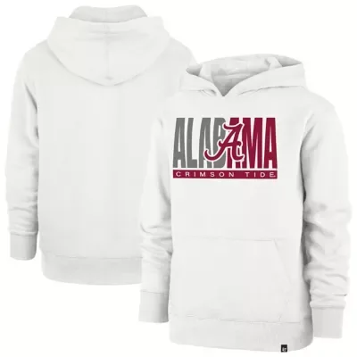 Alabama Crimson Tide NCAA Alabama Tide Block Text Pullover Hoodie by 47