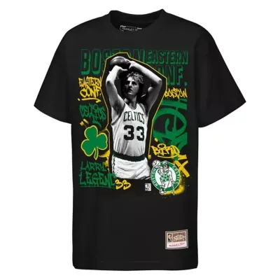 NBA Larry Bird Boston Celtics Star Moment T-Shirt by Mitchell & Ness