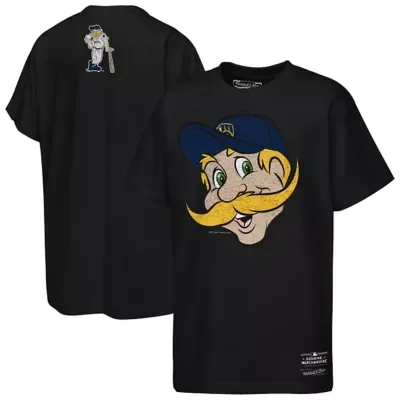 MLB Milwaukee Brewers Big Face Mascot T-Shirt by Mitchell & Ness