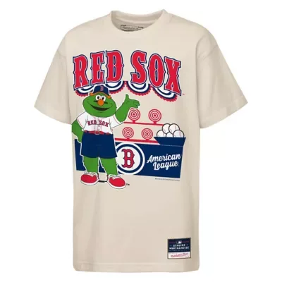 MLB Boston Red Sox Step Back Up Mascot T-Shirt by Mitchell & Ness