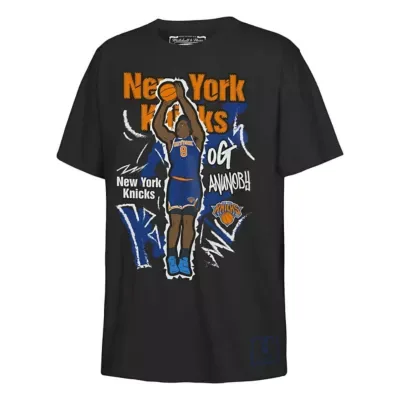 NBA OG Anunoby New York Knicks Chalked Up Player T-Shirt by Mitchell & Ness
