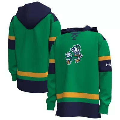 NCAA Notre Dame Fighting Irish Irish Wear Gameday Hockey Hoodie by Under Armour