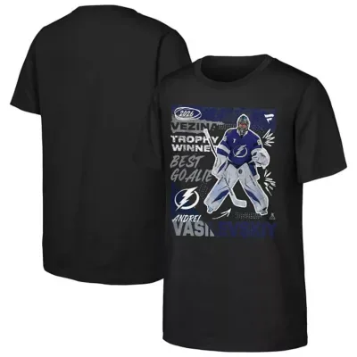 NHL Andrei Vasilevskiy Tampa Bay Lightning 2026 Vezina Trophy Winner T-Shirt by Fanatics