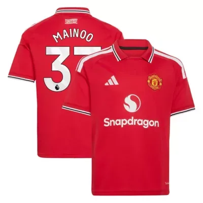 Premier League Kobbie Mainoo Manchester United 2026/27 Home Replica Jersey by adidas