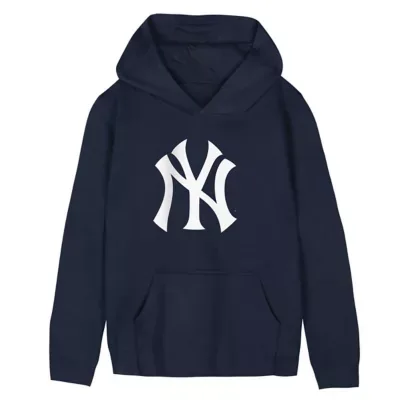 MLB Preschool New York Yankees Primary Logo Fleece Hoodie by Outerstuff