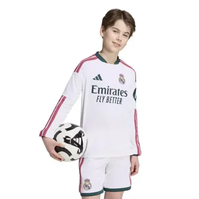International Clubs Real Madrid 2026/27 Home Replica Long Sleeve Jersey by adidas