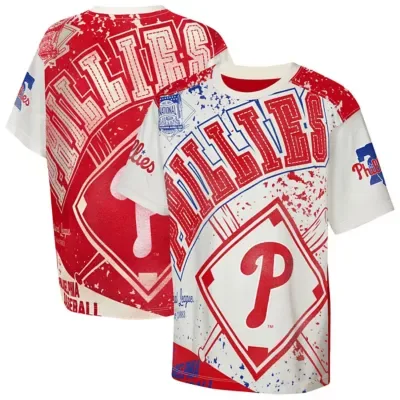MLB Philadelphia Phillies Big League Top Player Bold All-Over-Print T-Shirt by Outerstuff