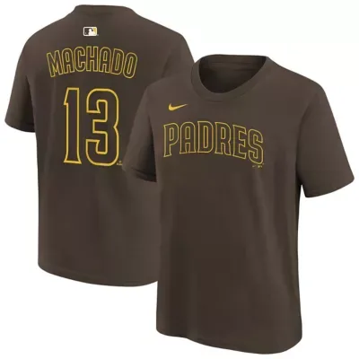 MLB Manny Machado San Diego Padres Name & Number T-Shirt by Nike