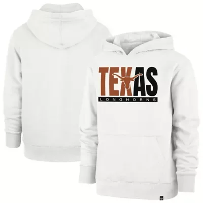 NCAA Texas Longhorns Block Text Pullover Hoodie by 47