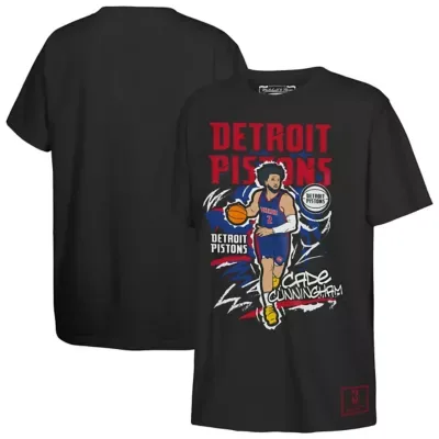 NBA Cade Cunningham Detroit Pistons Chalked Up Player T-Shirt by Mitchell & Ness