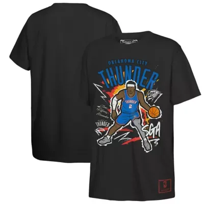 NBA Shai Gilgeous-Alexander Oklahoma City Thunder Chalked Up Player T-Shirt by Mitchell & Ness