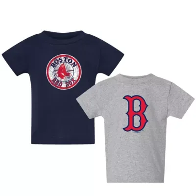 Boston Red Sox MLB Cooperstown Collection Two-Pack T-Shirt Set by Soft As a Grape