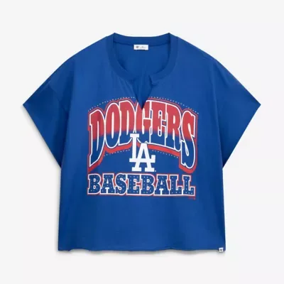 MLB Los Angeles Dodgers Win Big Oversized Notch-Neck T-Shirt by 47