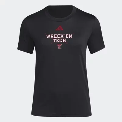 Texas Tech Red Raiders NCAA Locker Slogan Pre-Game T-Shirt by adidas