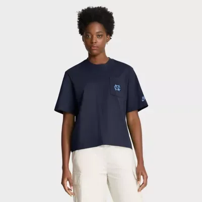 NCAA North Carolina Tar Heels Legacy Pocket Boxy T-Shirt by Nike