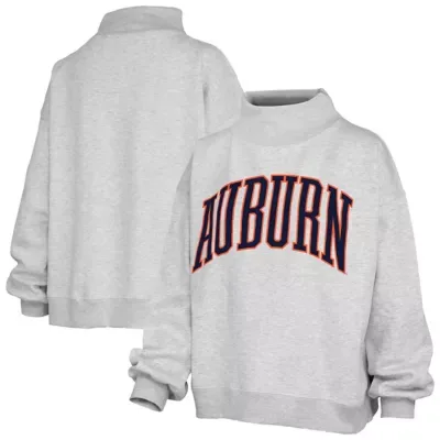 NCAA Auburn Tigers Oversized Nelson Mock Neck Sweatshirt