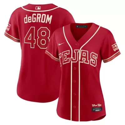 MLB Jacob deGrom Texas Rangers 2026 City Connect Stadium Jersey by Nike