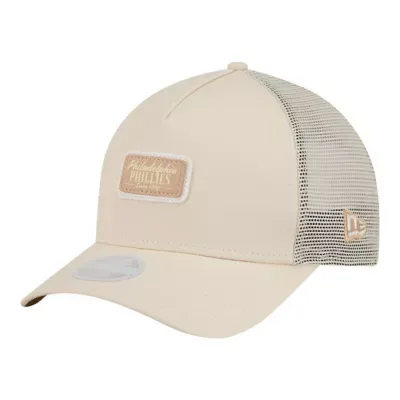 MLB Philadelphia Phillies Tonal Patch 9FORTY M-Crown A-Frame Trucker Adjustable Hat by New Era