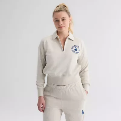 MLB Los Angeles Dodgers Iconic Terry Quarter-Zip Sweatshirt by Fanatics