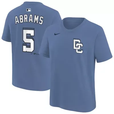 MLB Nike CJ Abrams Washington Nationals City Connect Name & Number T-Shirt by Nike