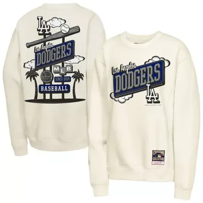 Mitchell & Ness MLB Los Angeles Dodgers Retro Billboard Sweatshirt by Mitchell & Ness