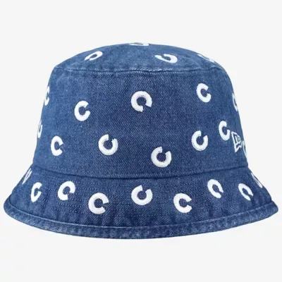 MLB Chicago Cubs Micro Bucket Hat - Denim by New Era