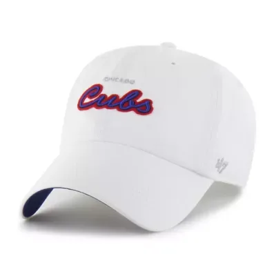 MLB Chicago Cubs Trendy Script Clean Up Adjustable Hat by 47