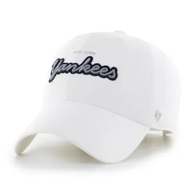 MLB New York Yankees Trendy Script Clean Up Adjustable Hat by 47