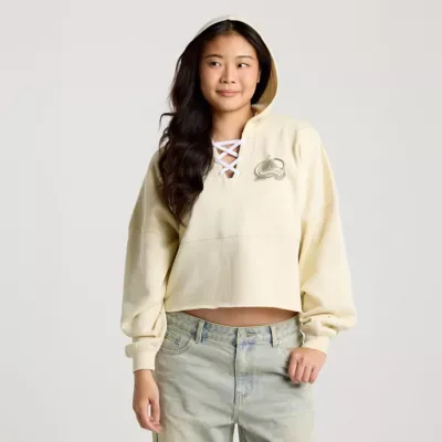 NHL Colorado Avalanche Lace Up Cropped Hoodie by Fanatics