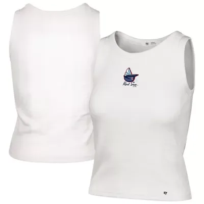 Boston Red Sox MLB Boston Sox Single Swirl Ribbed Baby Tank Top by 47