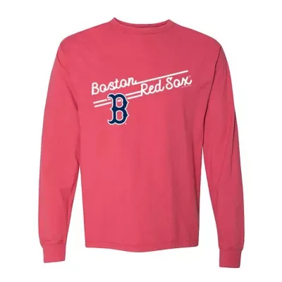 Boston Red Sox MLB Boston Sox Pigment Dye Long Sleeve T-Shirt by Soft As a Grape