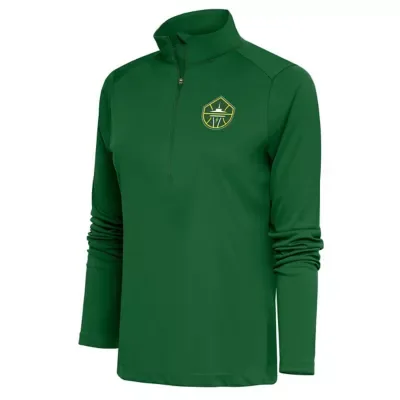 WNBA Seattle Storm Tribute Half-Zip Top by Antigua