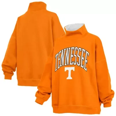NCAA Tennessee Volunteers Oversized Mock Neck Sweatshirt