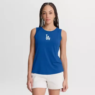 MLB Los Angeles Dodgers Draped Mesh Back Performance Tank Top by Fanatics
