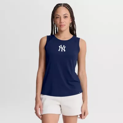 MLB New York Yankees Draped Mesh Back Performance Tank Top by Fanatics