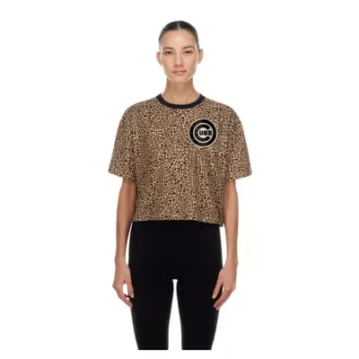 MLB Chicago Cubs Boxy Cropped T-Shirt by New Era