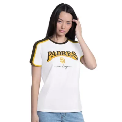 G-III 4Her by Carl Banks MLB San Diego Padres First Lane Fashion T-Shirt by G-III