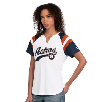 MLB Houston Astros Game on Notch Neck Raglan T-Shirt by Starter