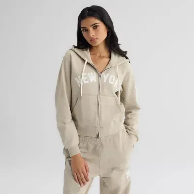 MLB Sepia Tint New York Yankees Iconic Terry Full-Zip Hoodie by Fanatics