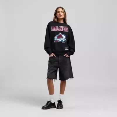 NHL Colorado Avalanche Core Oversized Sweatshirt by Mitchell & Ness