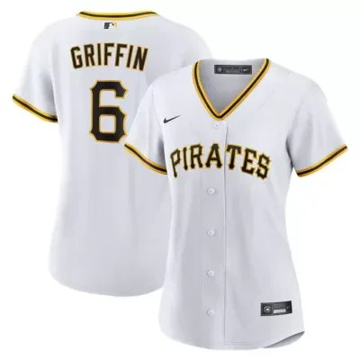 MLB Konnor Griffin Pittsburgh Pirates Home Replica Jersey by Nike