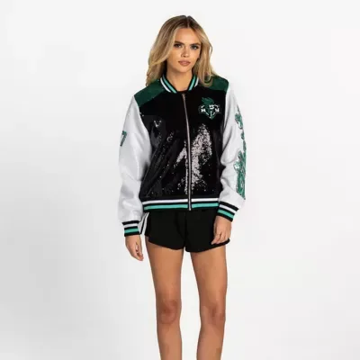 WNBA New York Liberty Sequin Jacket by The Wild Collective