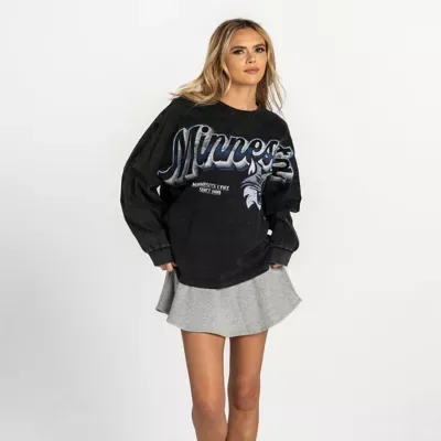 WNBA Minnesota Lynx Oversized Long-Sleeve T-Shirt by The Wild Collective
