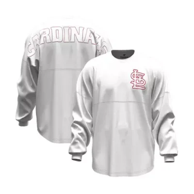 MLB St. Louis Cardinals Baseball Stitch Long Sleeve T-Shirt by Fanatics