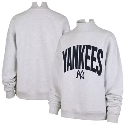 MLB New York Yankees Subtle Muse Mock Neck Sweatshirt by 47