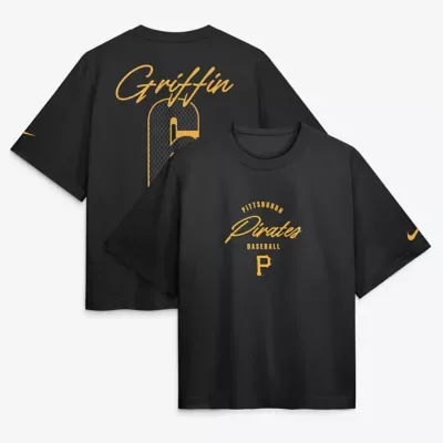 MLB Konnor Griffin Pittsburgh Pirates Premium Essentials Boxy Name & Number T-Shirt by Nike
