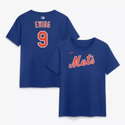 MLB AJ Ewing New York Mets Name & Number T-Shirt by Nike