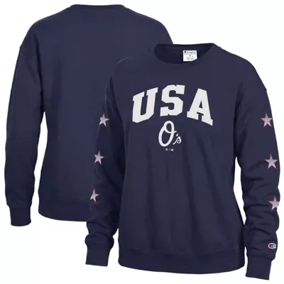 MLB Baltimore Orioles Americana Fleece Crewneck Sweatshirt by Champion