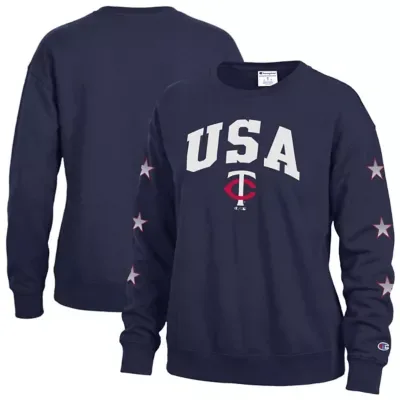 MLB Minnesota Twins Americana Fleece Crewneck Sweatshirt by Champion